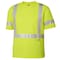 Pioneer Zebra Tape Cool-Pass Shirt, Class 3, Class 3 TYPE P & R, CoolPass, Moisture-Wicking Bird's-Eye, S V1052160U-S - alternate 1